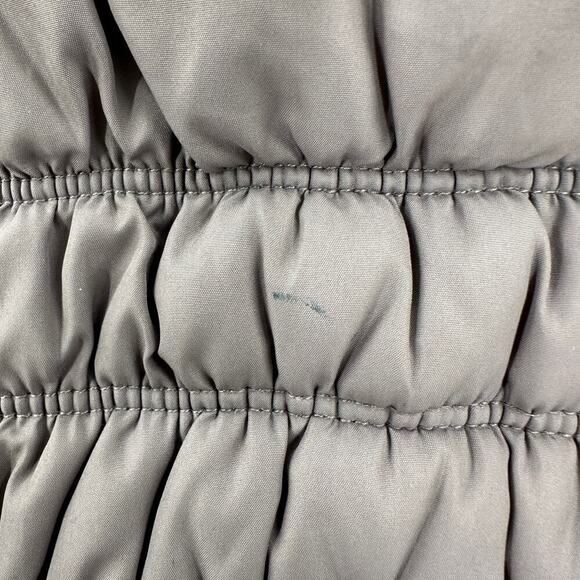 Gap Brown Snap Zipper Front Closure Lined Puffer Vest Women's Size Medium FLAWED - Picture 7 of 12